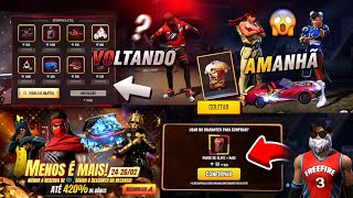 AMANHÃ!! BÔNUS DE 110%, MENOS É MAIS VOLTANDO? ÁRVORE NO LOBBY, STREET FIGHTER E CORAÇÃO URBANO - FF