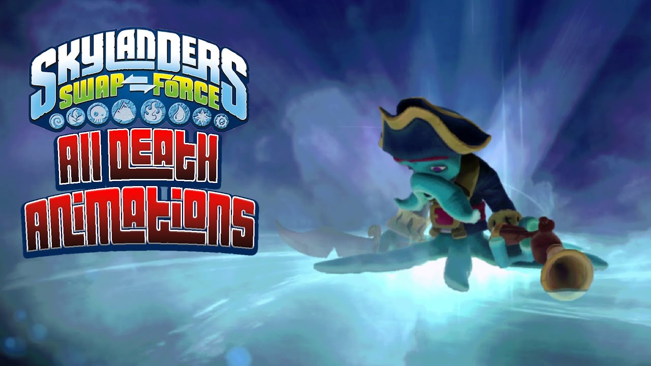 ALL DEATH ANIMATIONS - Skylanders Swap Force