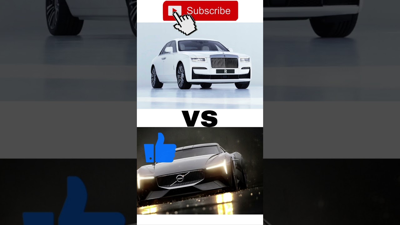 Rolls-Royce vs Volvo🤔🤯👿💀##