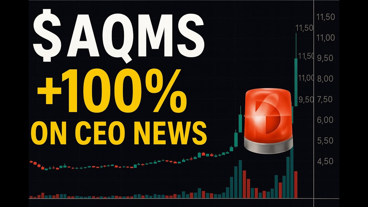 $AQMS Stock Analysis: CEO News Sparks Massive Spike! 🔥📈
