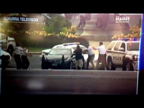 Eyewitness video of police chase at US Capitol 10/3/12