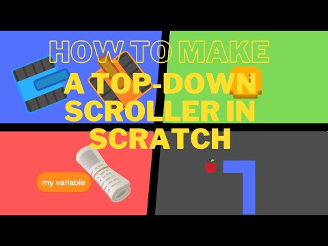 How to Make a Basic Top-Down Scroller in Scratch || SUPER EASY!