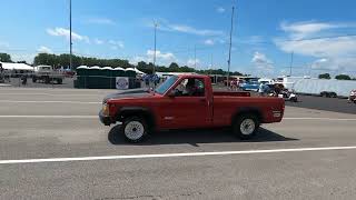 Staging Lanes at National Trail Raceway Mopar Nationals 2025