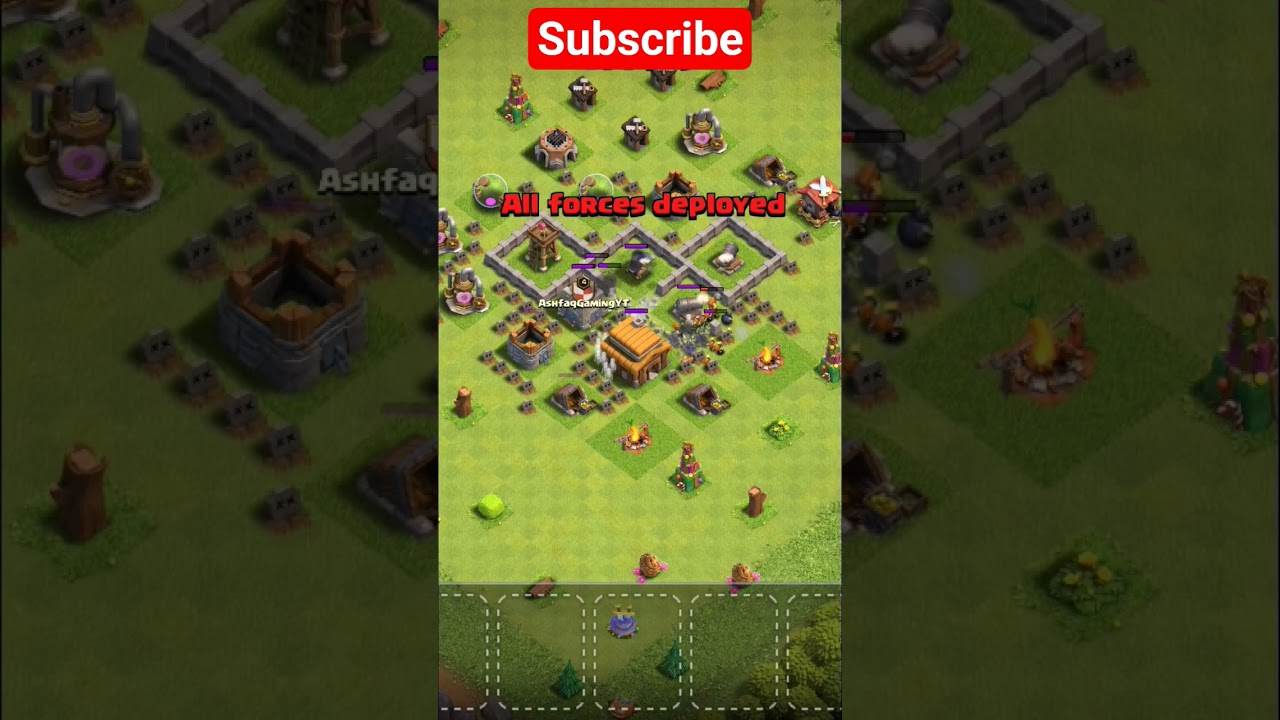 WALL BREAKERS Only, Town Hall 3 vs Town Hall 3 Attack Strategy | Clash of Clans