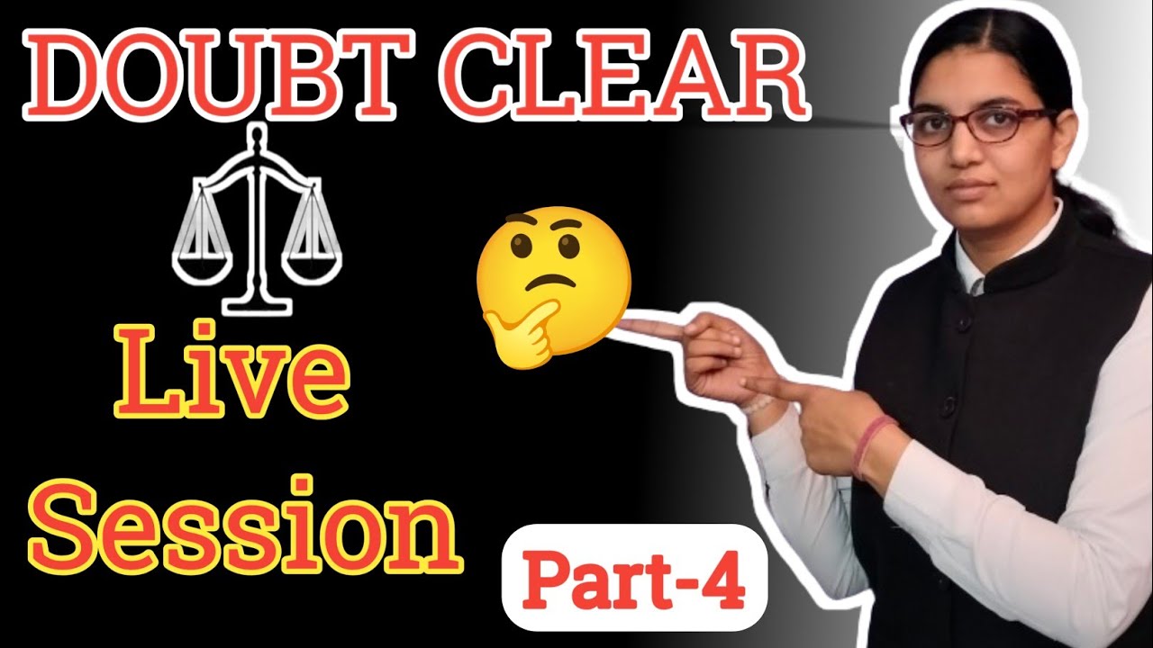 KNOWLEDGE OF LAW IS LIVE SESSION-4 ||@knowledgeoflaw6545#llb # ...