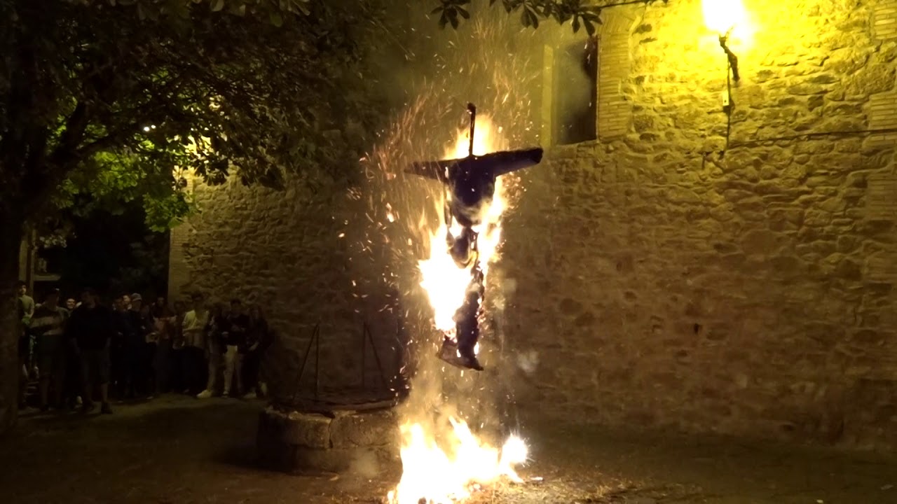 Quema del Ceferino. Zorraquin. Fiestas de San Vitores 2018. La Rioja