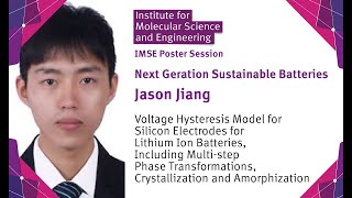 Poster Presentation: Voltage Hysteresis Model for Silicon Electrodes for Lithium Ion Batteries screenshot 5