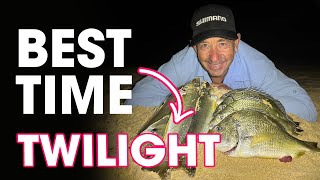 Why Twilight is a *MUST* Time to Fish off the Beach 👍🏼SURF Fishing Success!