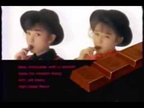 1991年（平成3年）CM　明治製菓　TRAD　Wink
