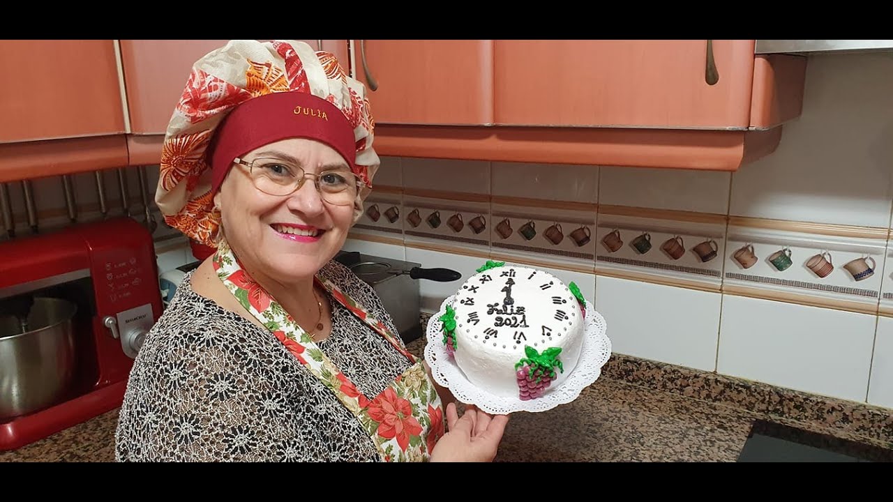 Tarta Fin de Año 🍇 sin molde