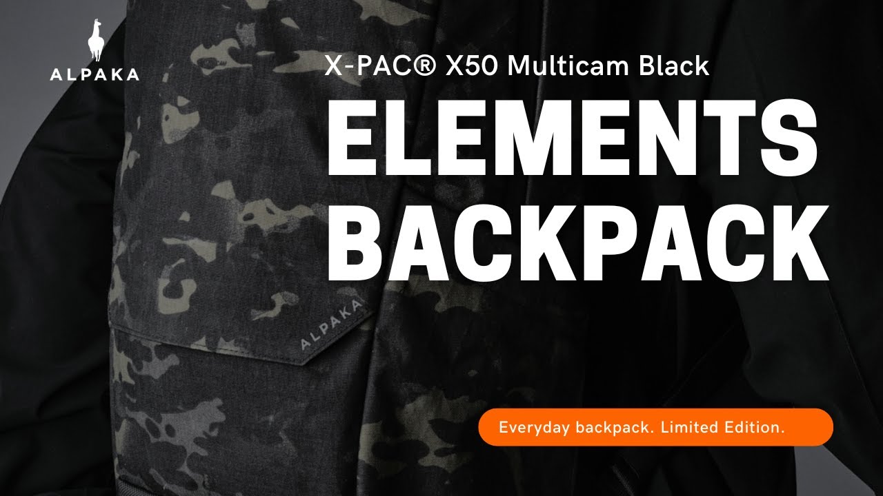 Elements Backpack XPac® X50 Multicam Black Limited Edition YouTube