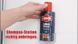 Alpecin Shampoo-Station / für den Sieg in der Dusche