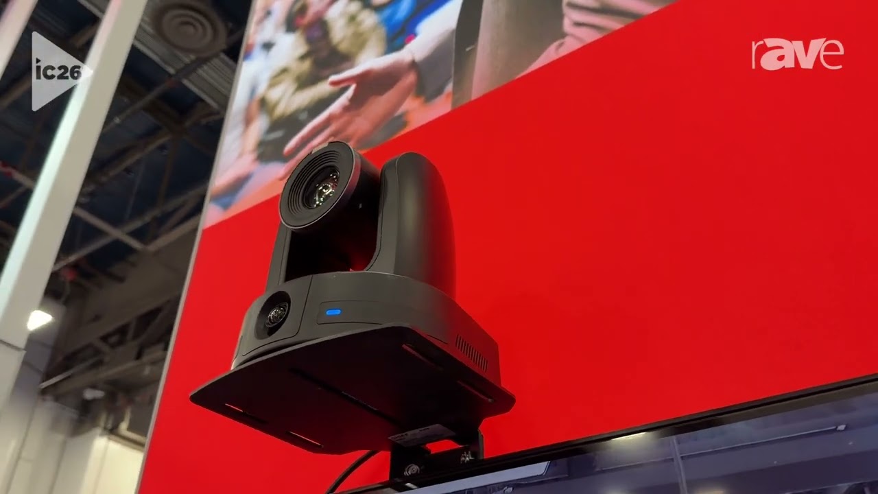 InfoComm 2026: AVer Shows Off TR322 Dual-Lens Auto Tracking 22x Optical Zoom PTZ Camera