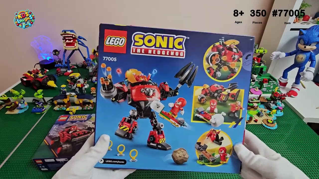 Knuckles vs Dr Eggman LEGO Mech Battle Is EPIC! 💥🟥