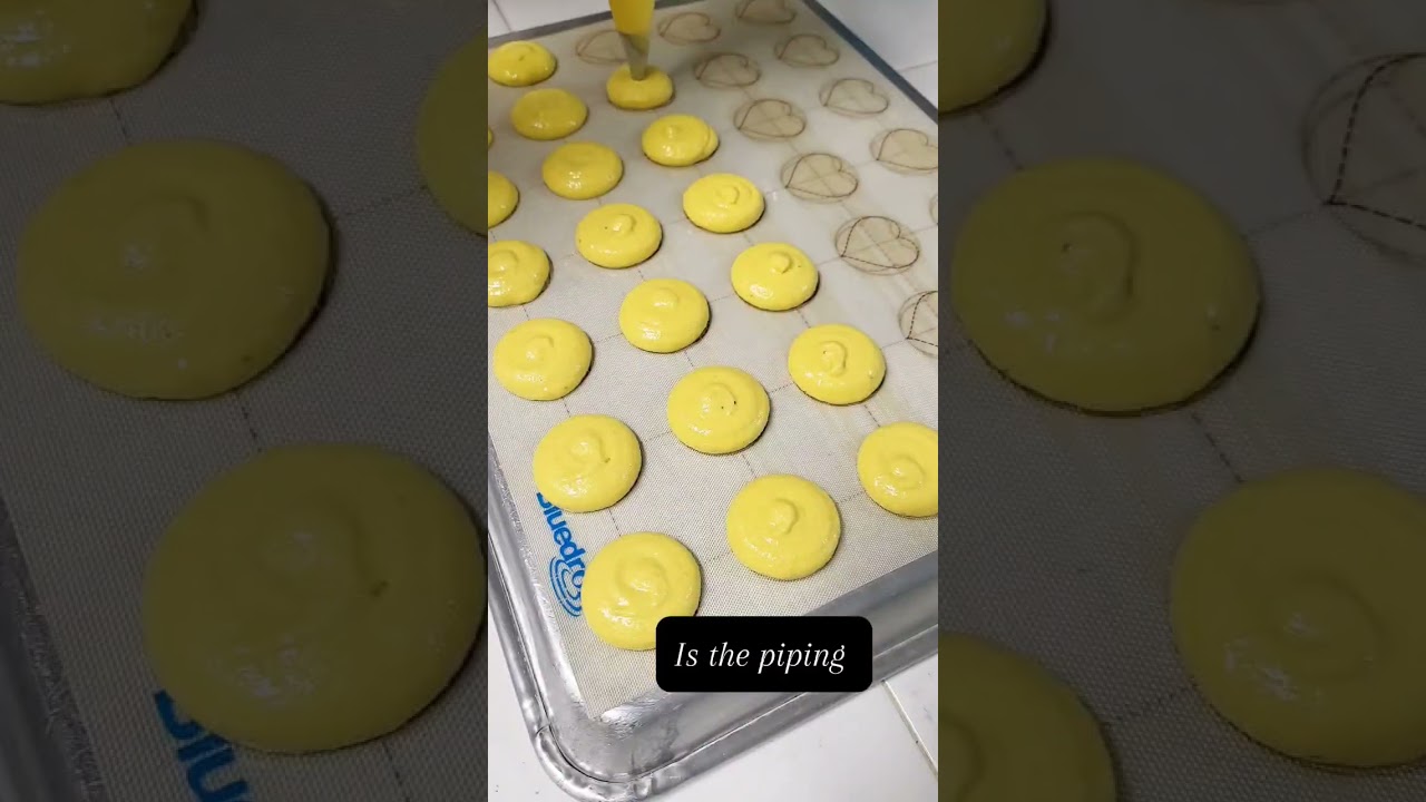 Let's Pipe Macaron Shells. The easiest part of making macarons. 