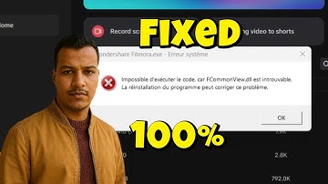 How to Restore FCommenview.dll Missing File in Filmora Wondershare | Windows 11 Fix