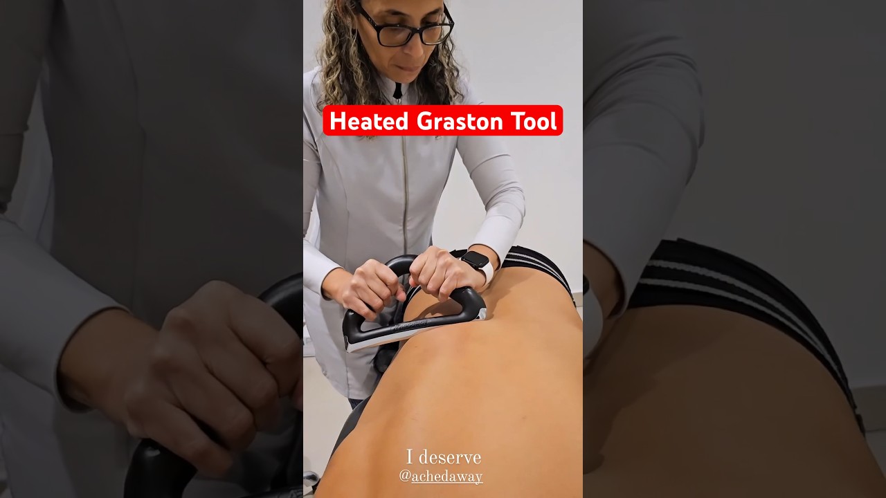 Heated Graston Tool for back massage. 