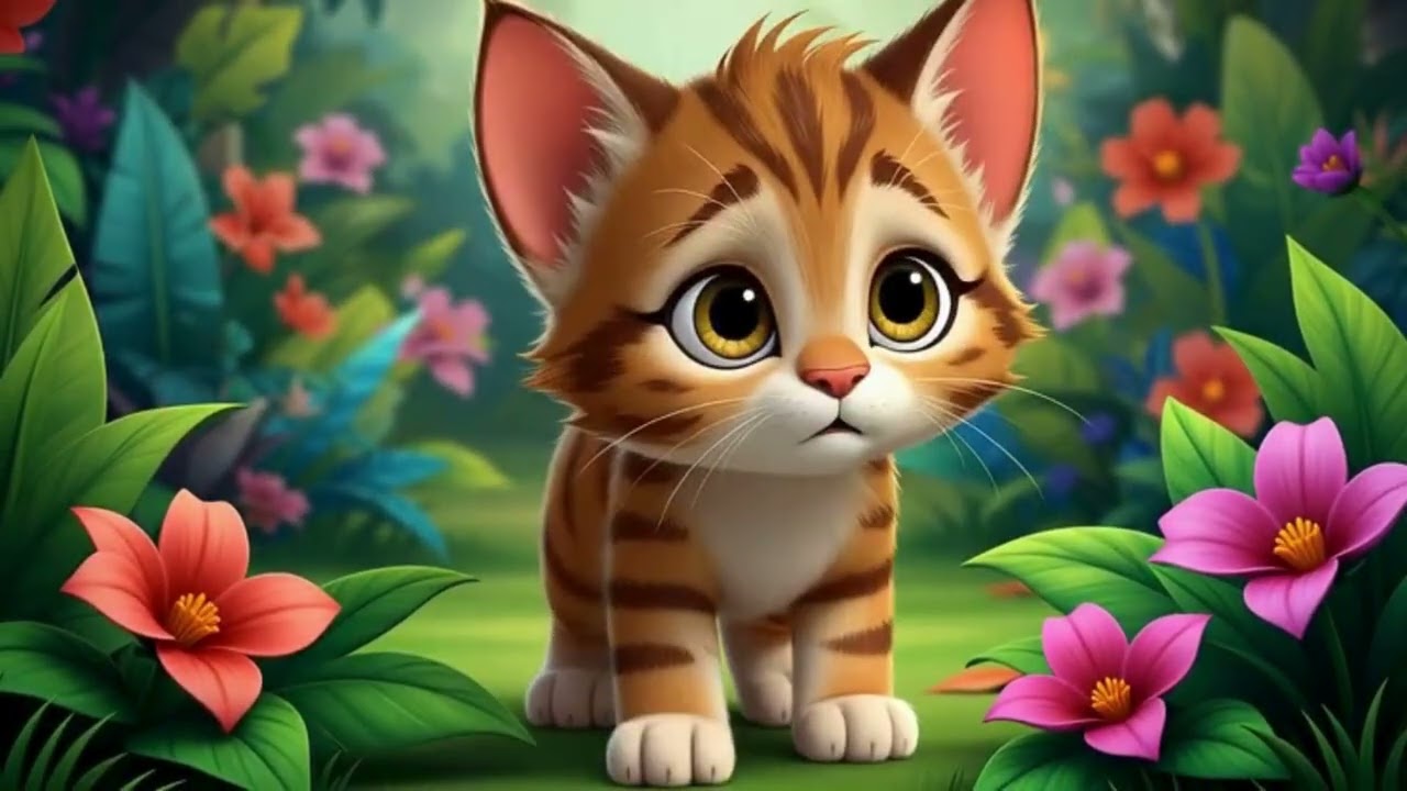 Little Cat Lost Her Bell 🔔 | Cute Kids Story | Preschool Cartoon | Azlan Tech
