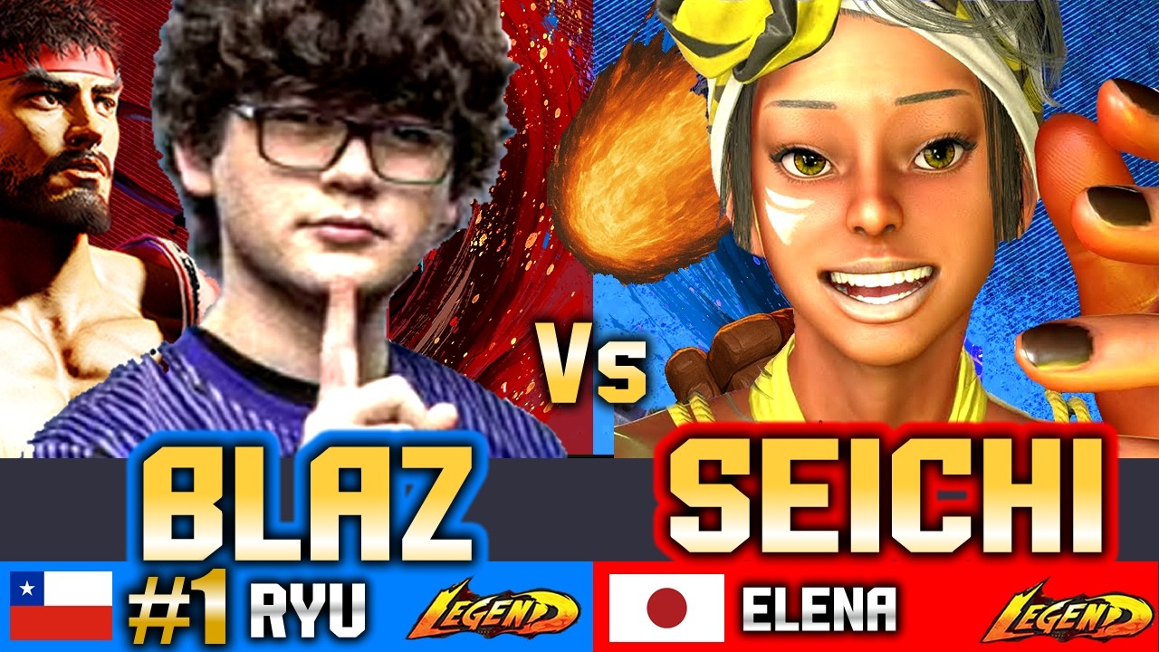 🔥SF6 Ryu (BLAZ in JAPAN🔥vs SEICHI) Elena ▰ Street Fighter 6 Gameplay High Level