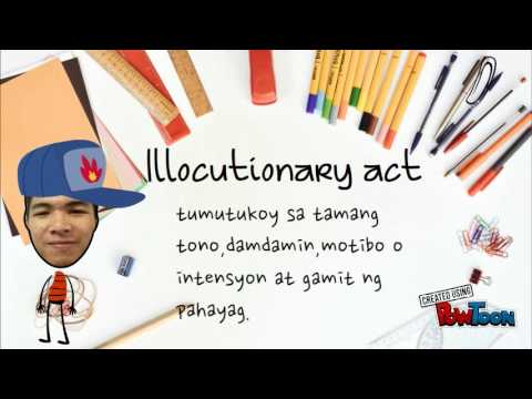 speech act meaning tagalog