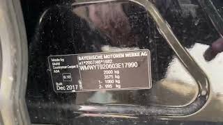 Paint code location mini countryman 2017-2024 Details