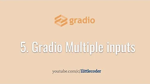 5. Gradio Multiple Inputs Outputs | Gradio ML UI Beginners Course