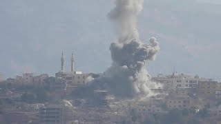 Plumes of smoke billow over south Lebanon following strikes | AFP