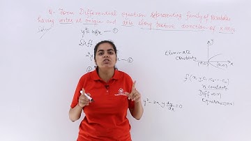 Class 12th – Conclusion of Formation of Differential Equations | Tutorials Point