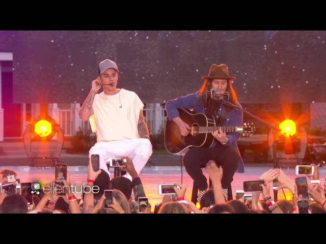 Justin Bieber Performs 'Love Yourself' on the ELLEN SHOW class=