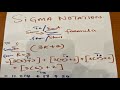 Grade 12 Sequences and Series | Sigma Notation