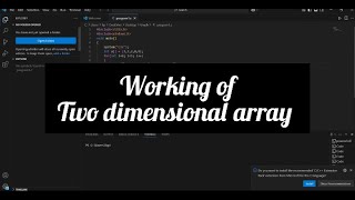 Easiest explanation of Multidimensional array in C | Two dimensional array in c programming in Hindi