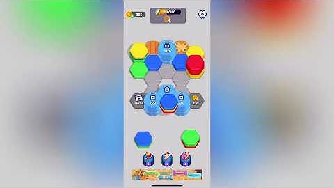 Hexa Sort Level 157 Solution Walkthrough 