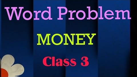 Word problem| chapter Money |Class 3 maths|in Hindi|@EasywaybyAfroz