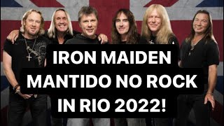 Iron Maiden Mantido No Rock In Rio 2022 Na Noite De Abertura