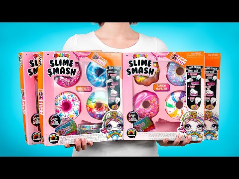 Ouvre, Décore et Écrase Ces Donuts En Slime Poopsie ! 🍩