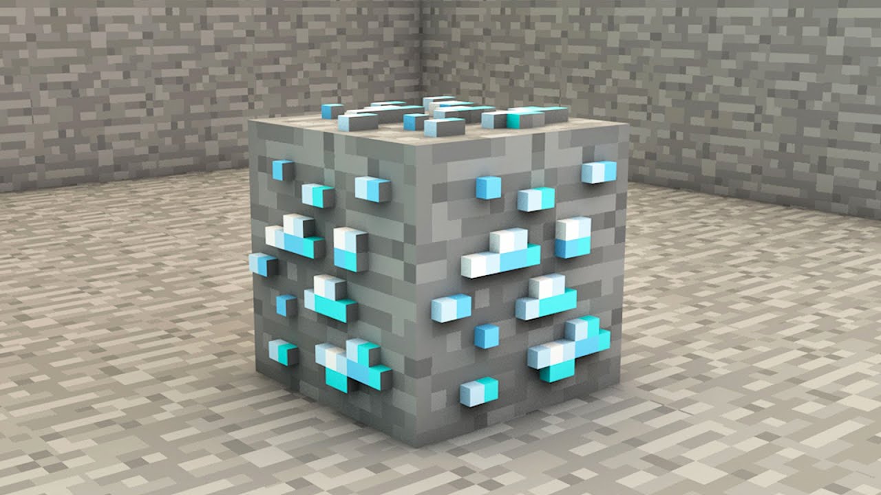 Minecraft but textures are 3D...