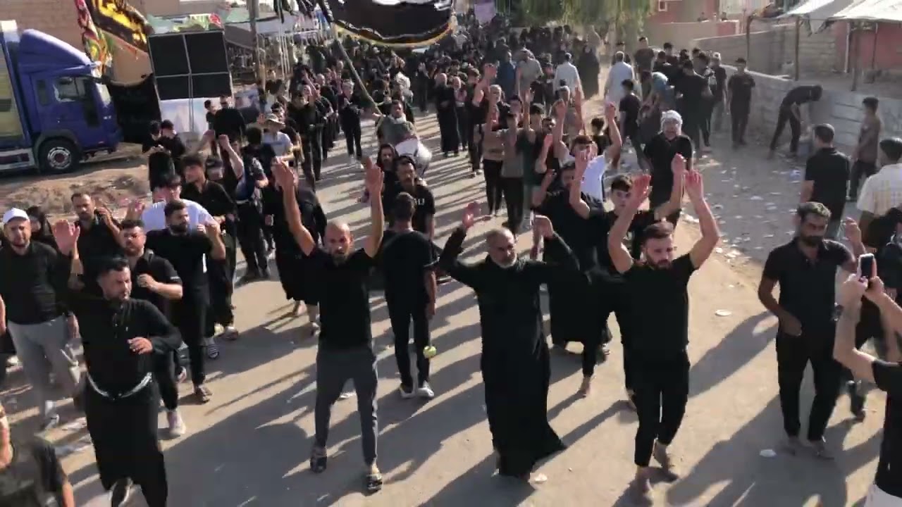 موكب رقية اليتيمة اهالي كرمليس في مقام زيـن العابدين 