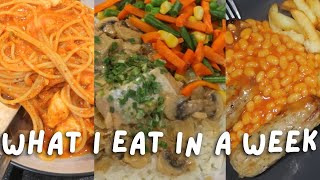 What I Eat in a Week | Creamy Garlic Salmon, Boots Meal Deal & Comfort Food