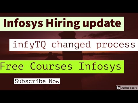 Infosys hiring procedure through infytq  update | Free courses by infosys | infosys certification !