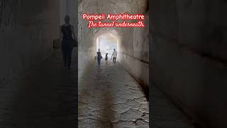 Inside Pompeii’s Hidden Tunnel: Where Gladiators Once Walked. A Theatre of dreams buried under ash.