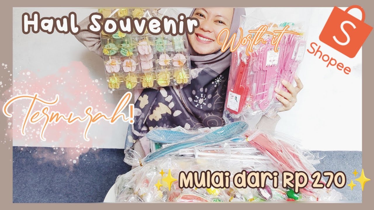 Shopee Haul Souvenir Pernikahan Dibawah Seribu Souvenir Murah Meriah