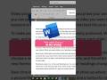 Most Useful Shortcut in MS Word #msword #shorts