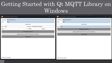 Getting Started with Qt MQTT on Windows #qt #mqtt