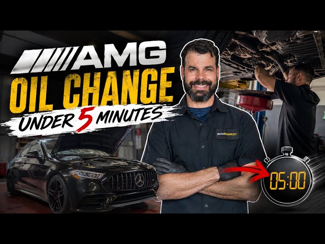 Mercedes-AMG Oil Change Under 5 Minutes! | Technician Walkthrough