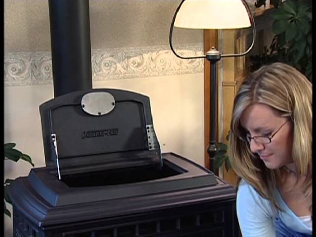 Quadra-Fire® Mt. Vernon AE Pellet Stove: Normal Operation Video - YouTube