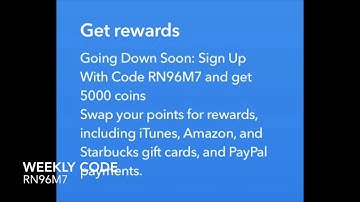 5000 points Feature Points Weekly CODE: RN96M7