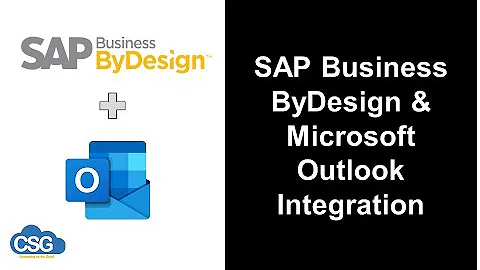 Overview on SAP Business ByDesign & Microsoft Outlook Integration