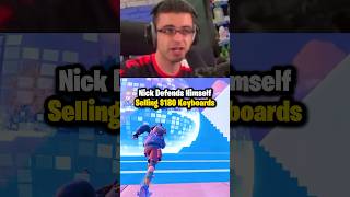 Nick Thinks $180 Is Cheap For A Keyboard… #nickeh30 #fortnite #trending
