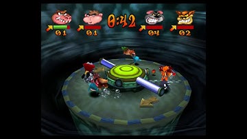 Crash Bash - Splash Dash Platinum Relic - Part #139