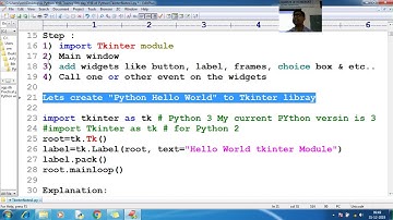 211 Python gui with Tkinter Course Create gui Graphic User Interfaces in Python with source code